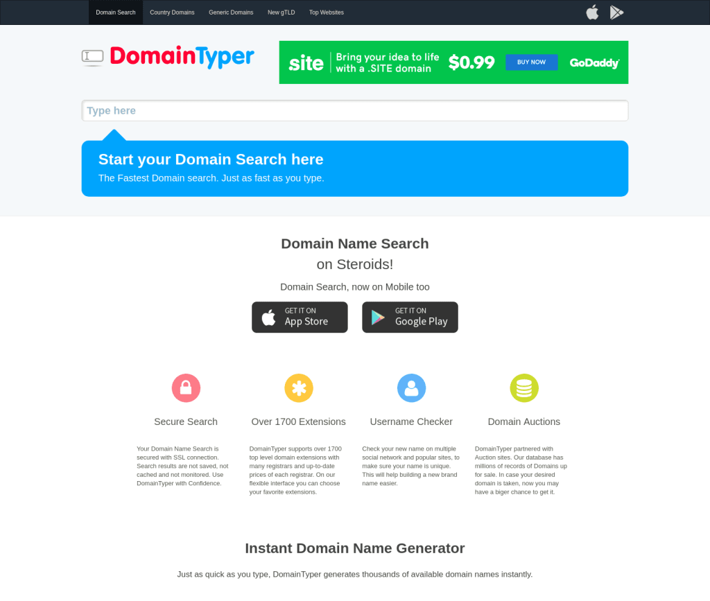 DomainTyper.