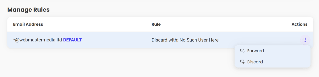  SiteGround Site Tools: Modify default discard rule message
